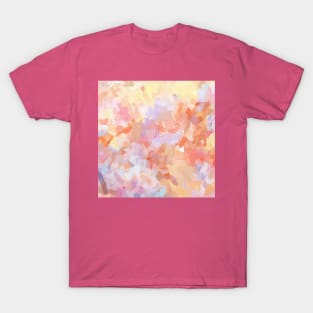 Retro Pastel Sky Abstract Painting T-Shirt